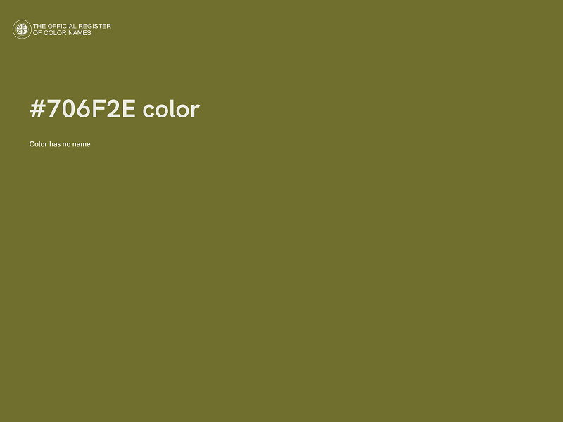#706F2E color image