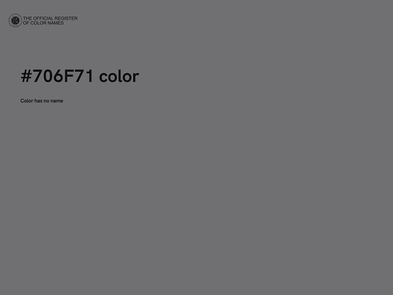 #706F71 color image