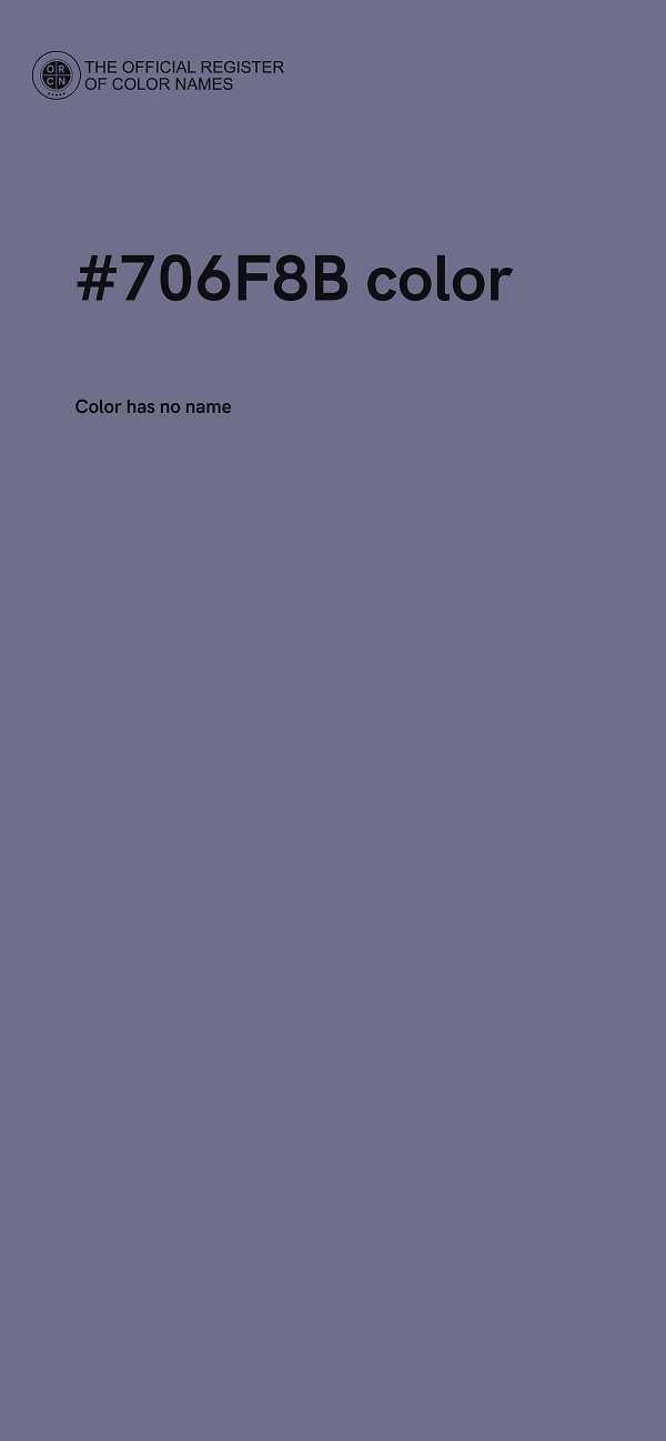 #706F8B color image