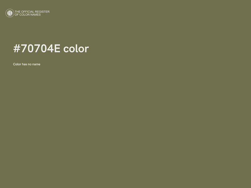 #70704E color image