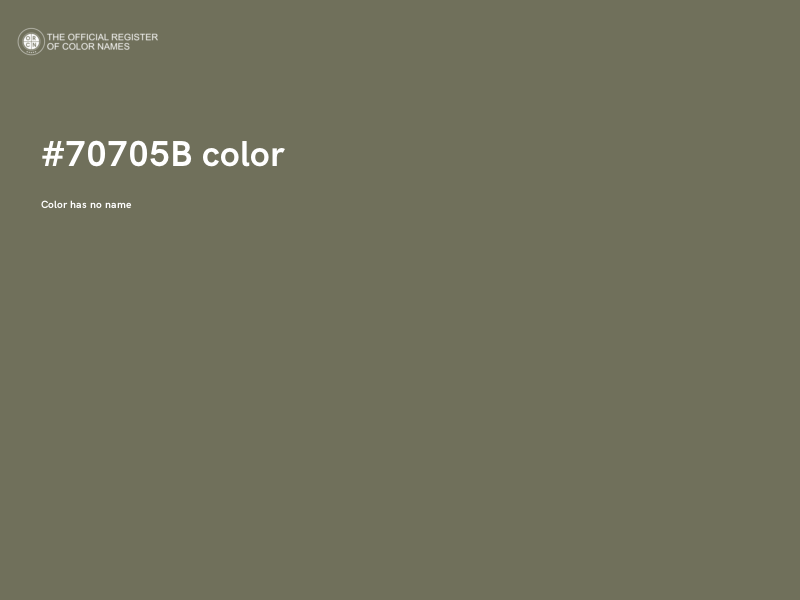 #70705B color image