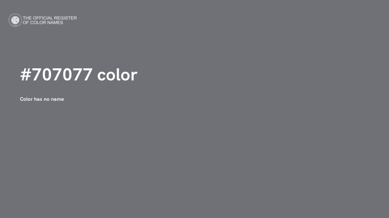 #707077 color image
