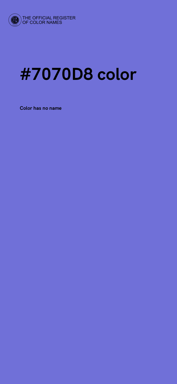 #7070D8 color image