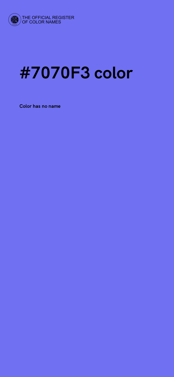 #7070F3 color image