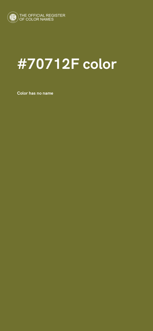 #70712F color image