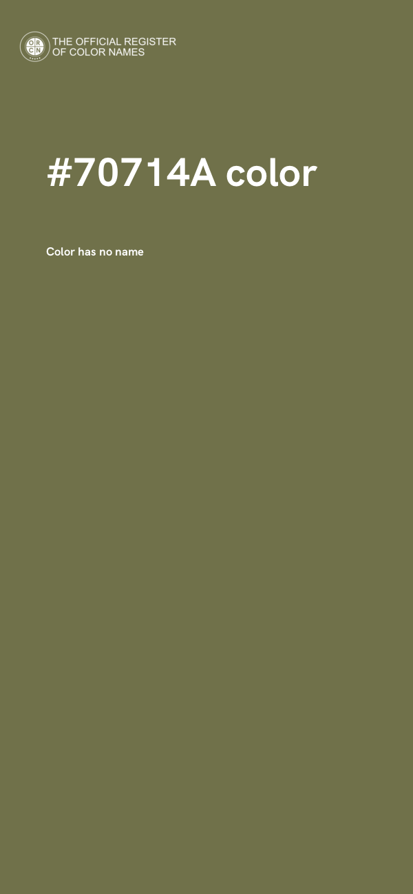 #70714A color image