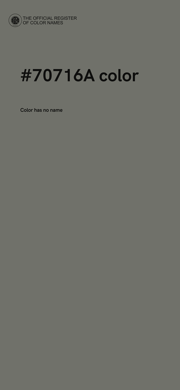 #70716A color image