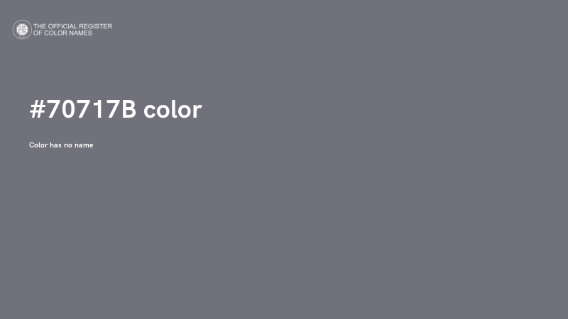 #70717B color image