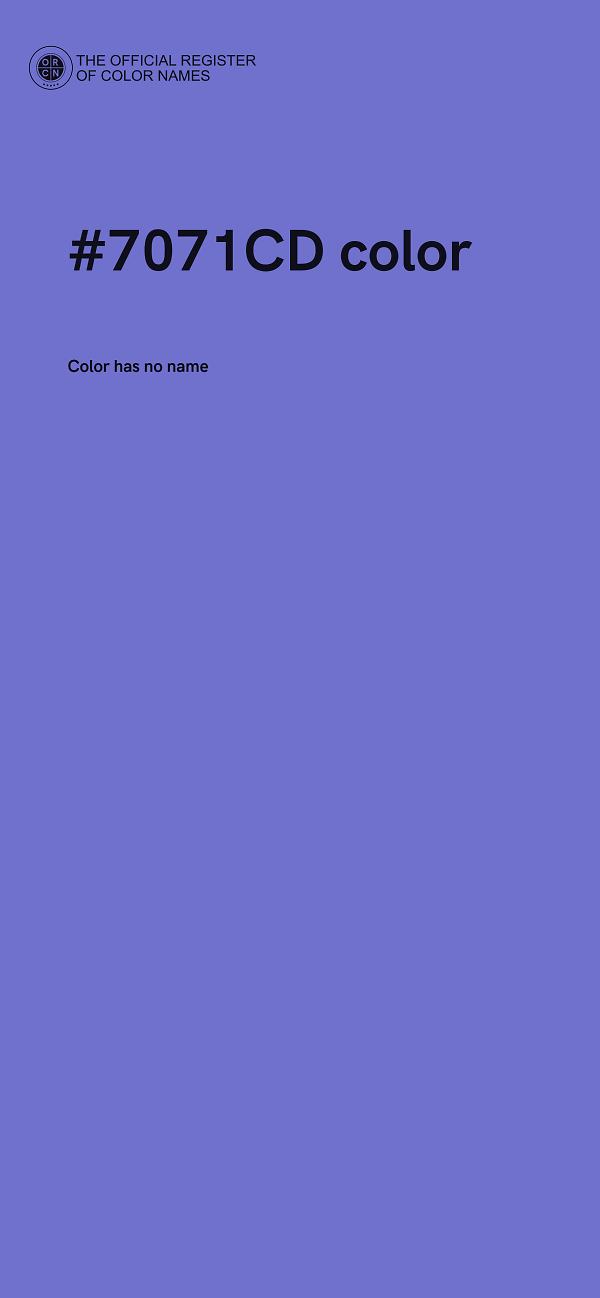 #7071CD color image