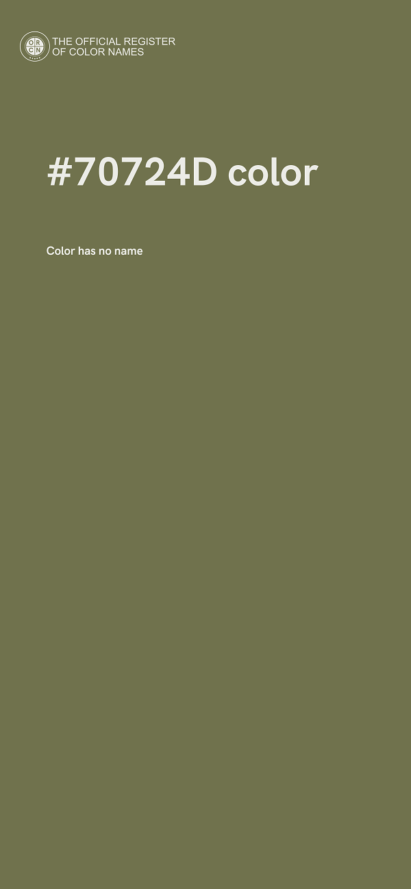 #70724D color image