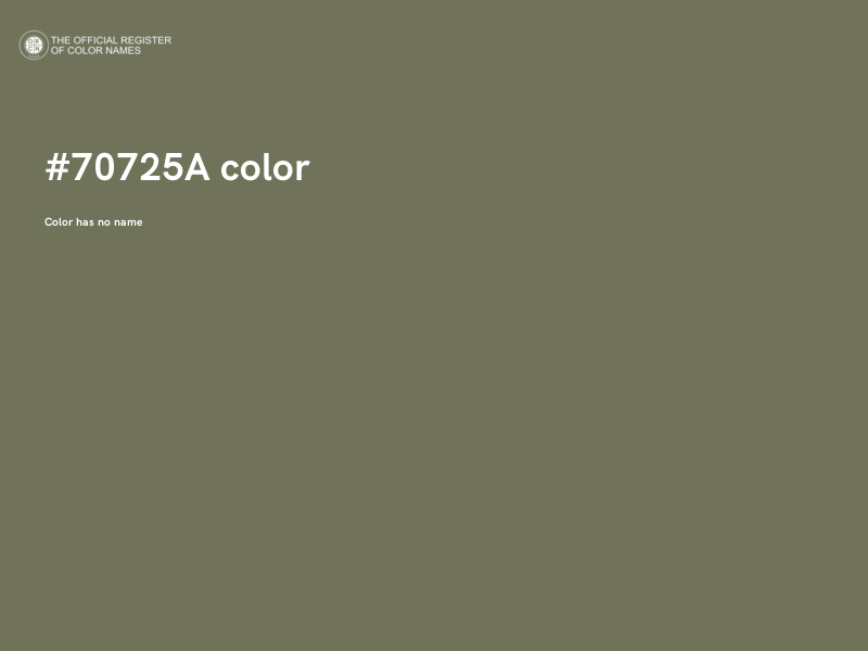 #70725A color image