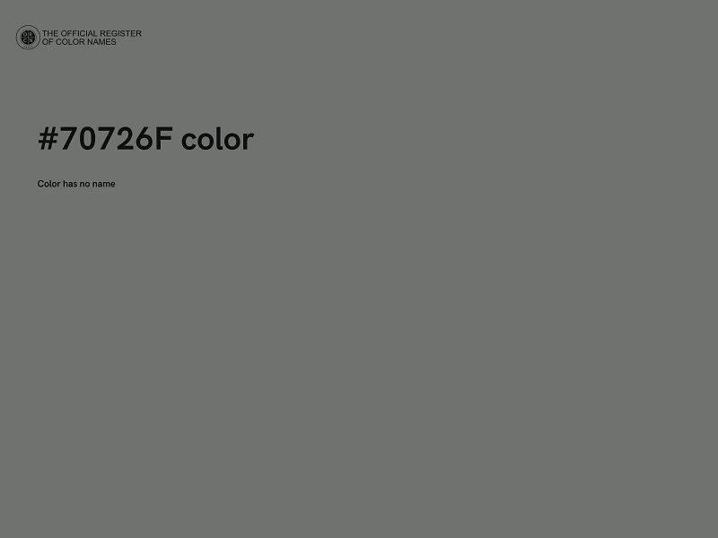 #70726F color image