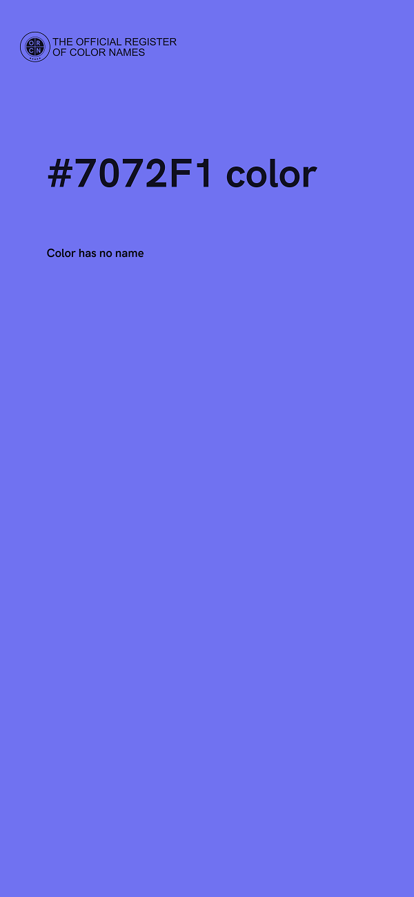 #7072F1 color image