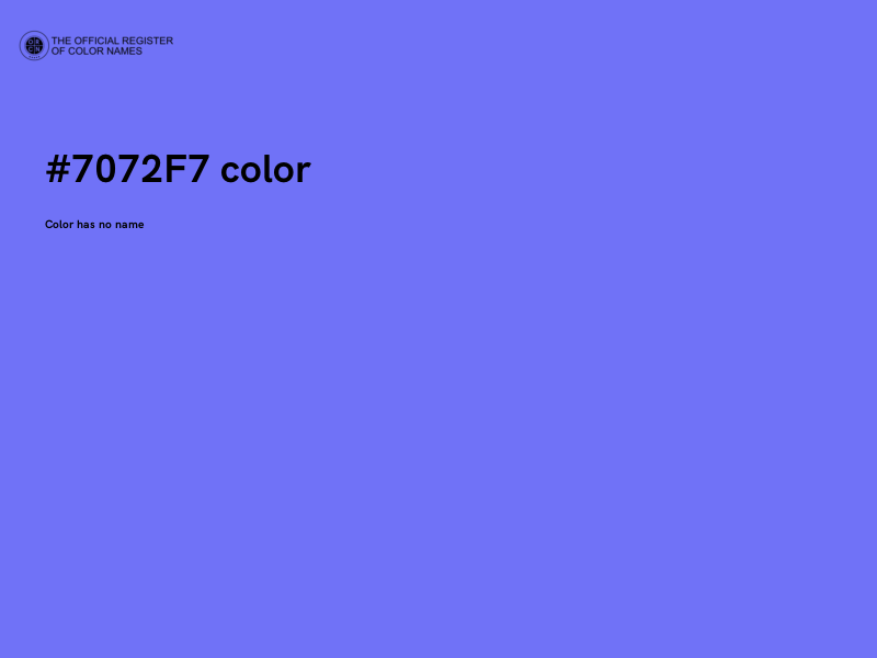 #7072F7 color image