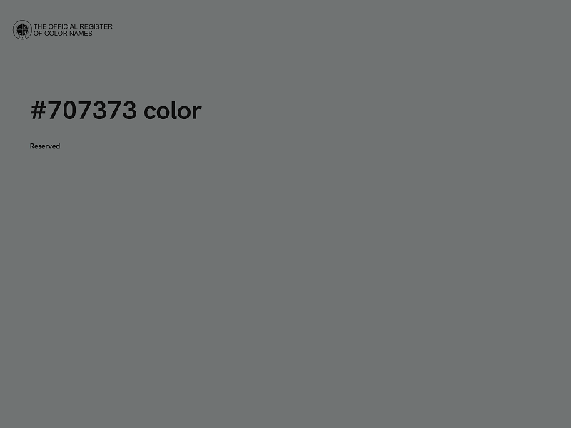 #707373 color image