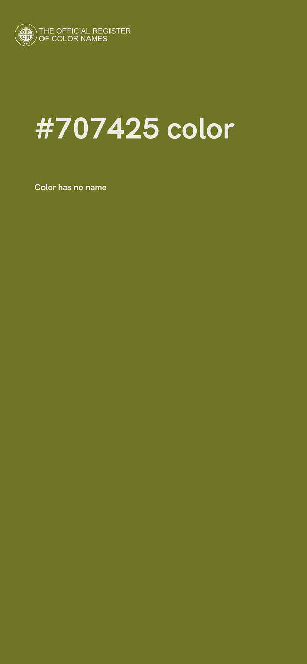 #707425 color image
