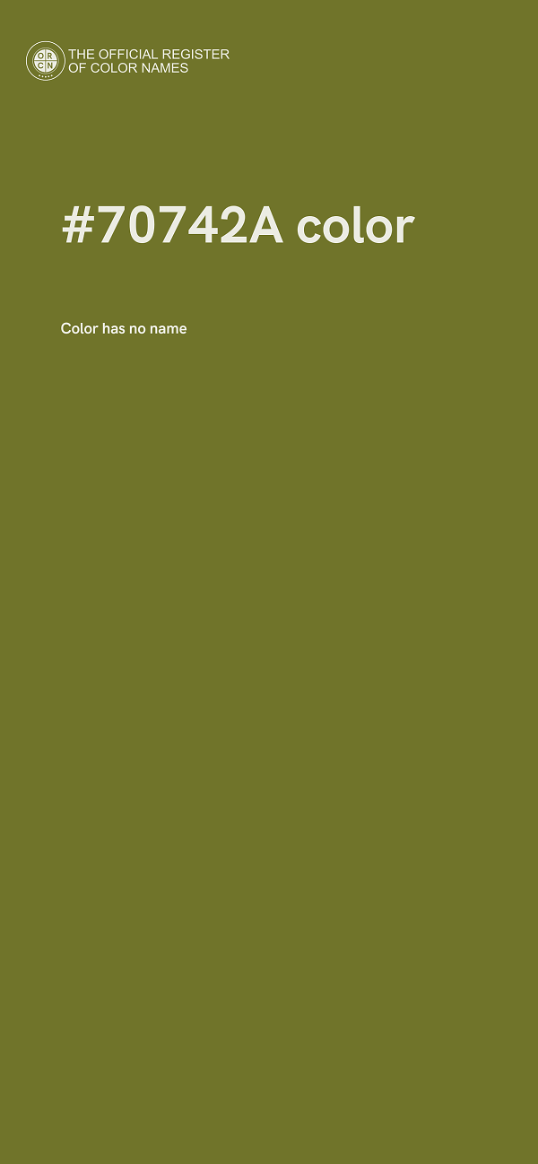 #70742A color image