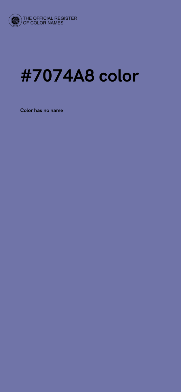 #7074A8 color image