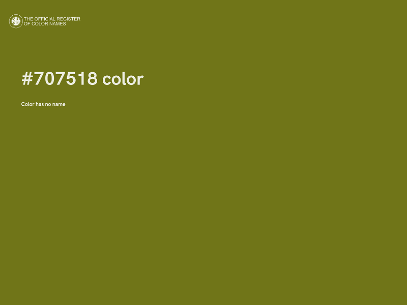 #707518 color image