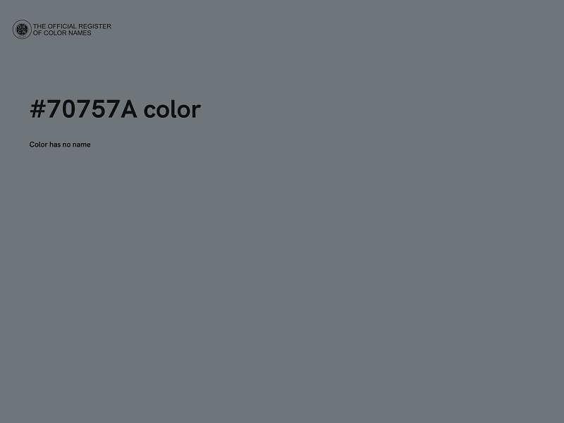 #70757A color image