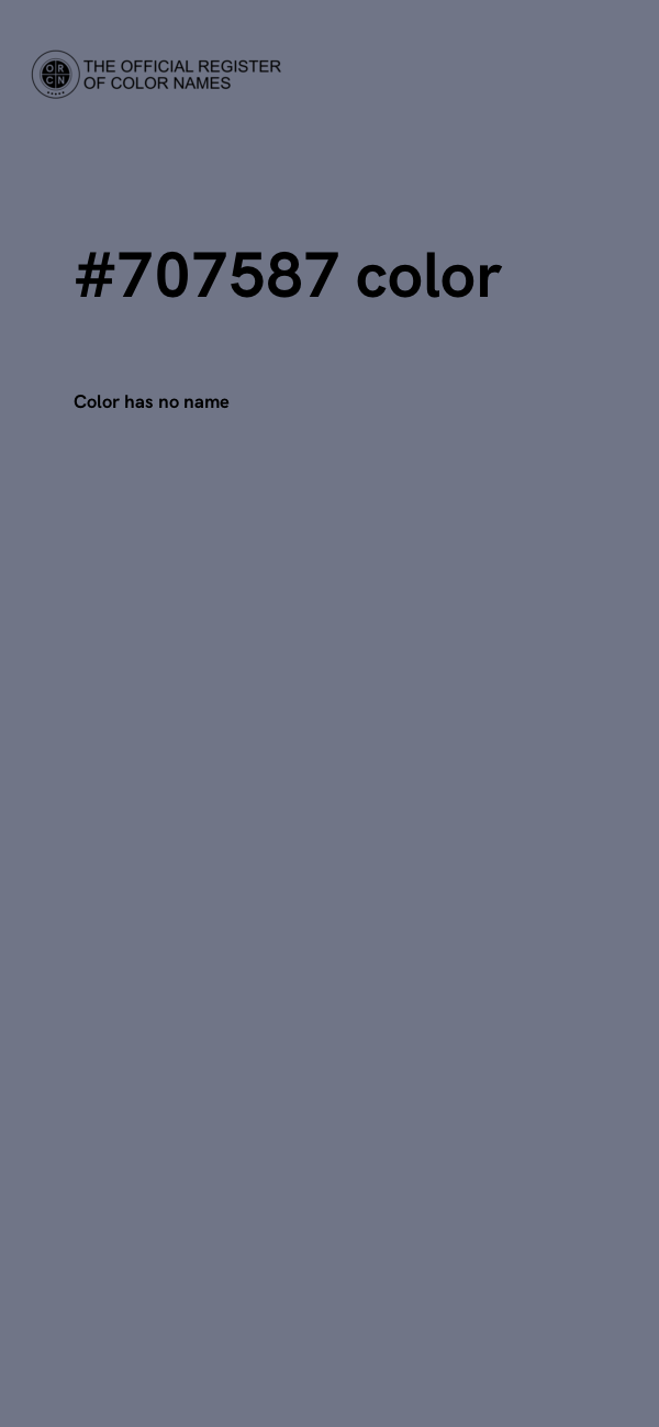 #707587 color image