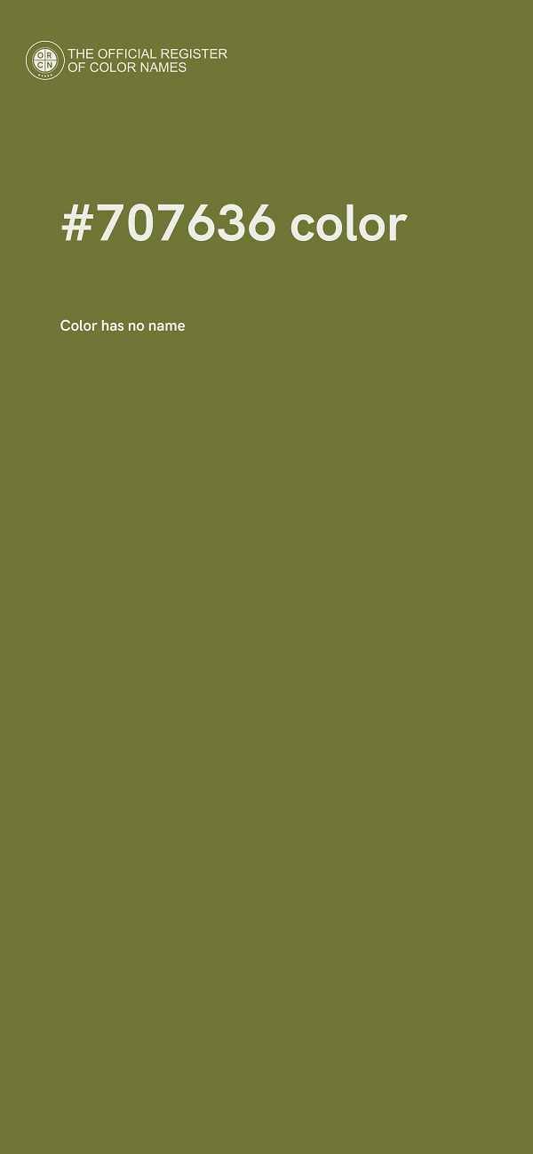 #707636 color image