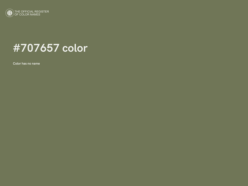 #707657 color image