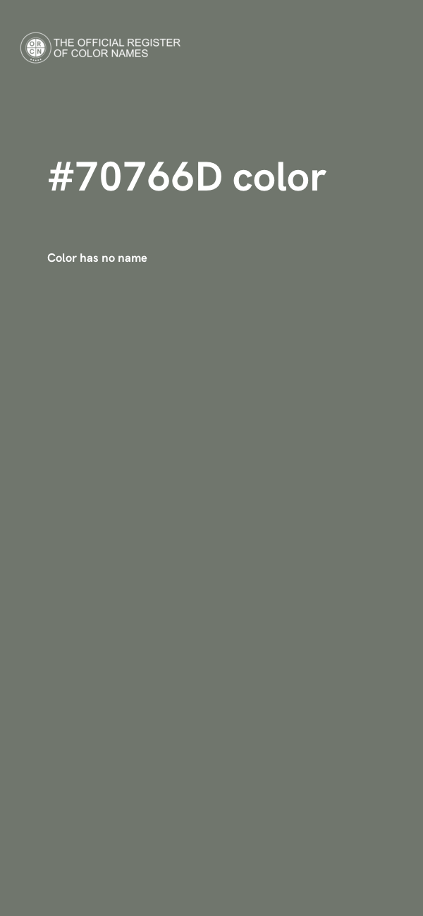 #70766D color image