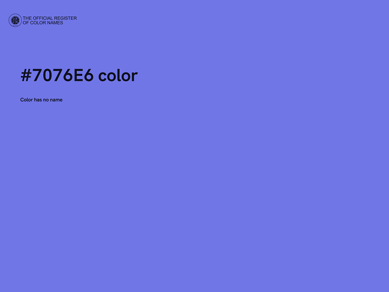 #7076E6 color image