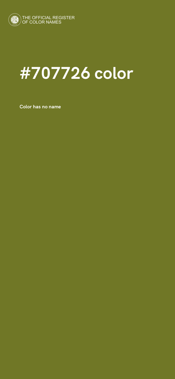 #707726 color image