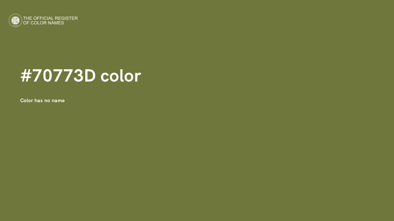#70773D color image