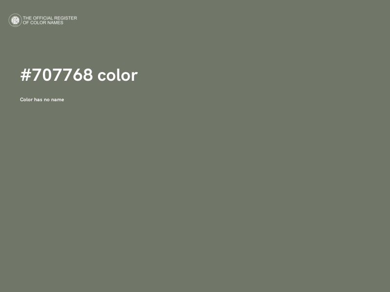#707768 color image