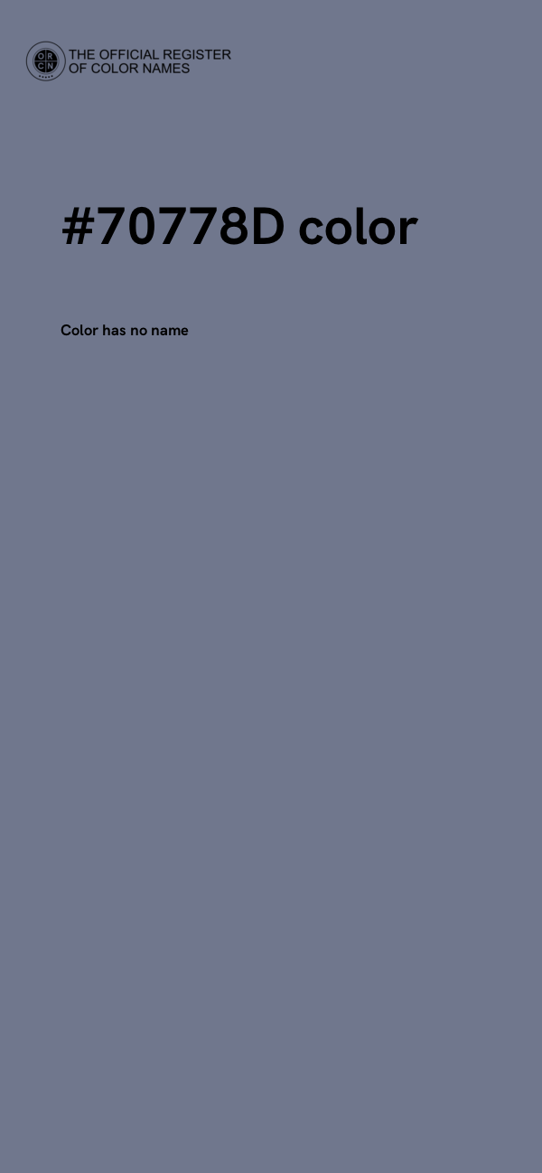 #70778D color image