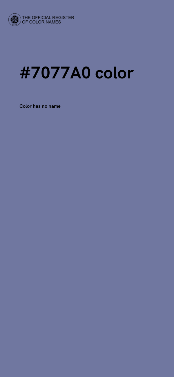 #7077A0 color image