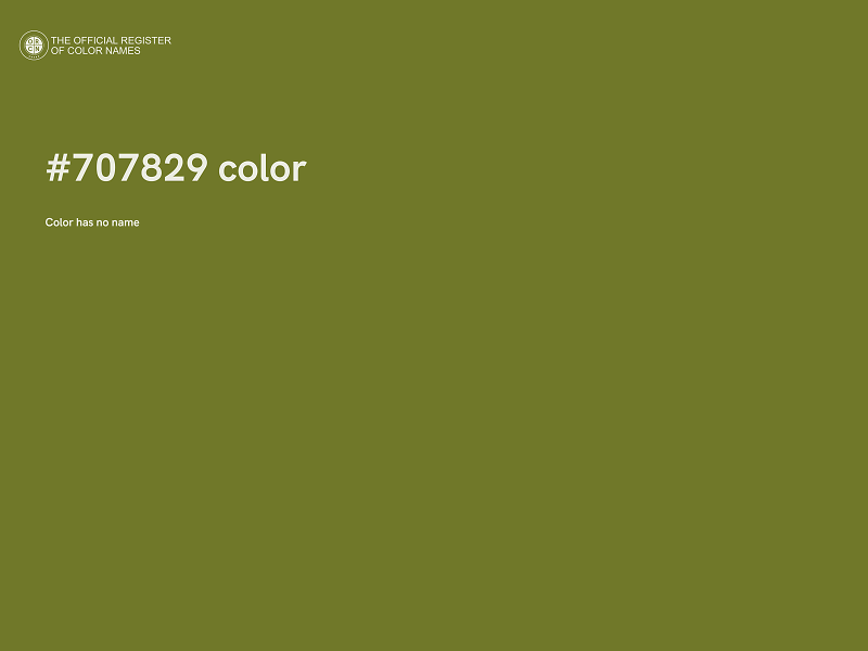 #707829 color image