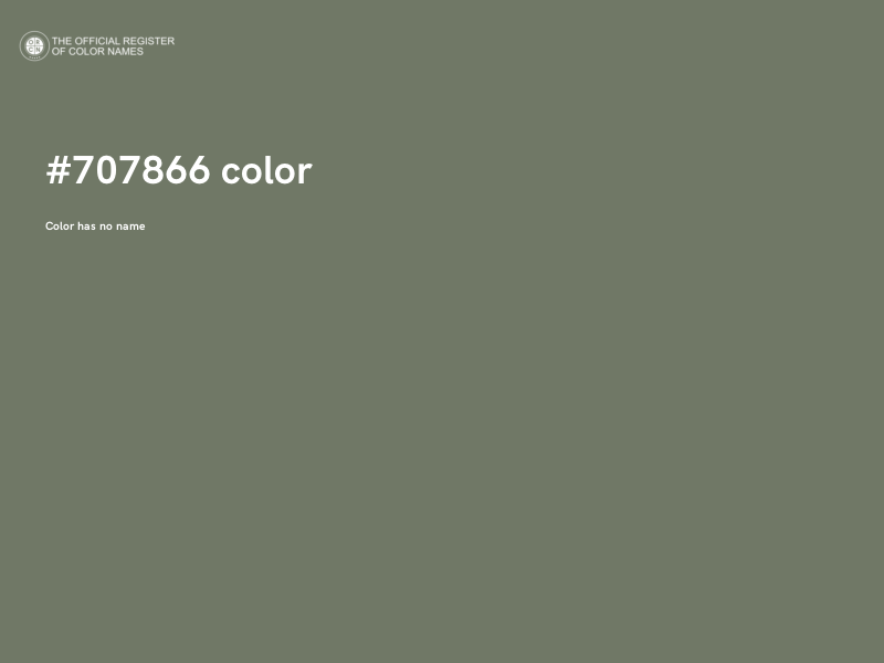 #707866 color image