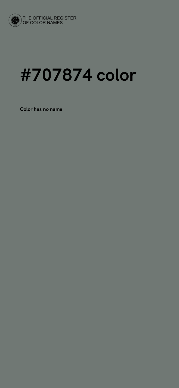#707874 color image