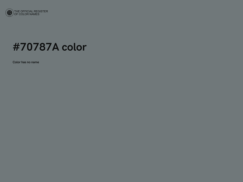 #70787A color image