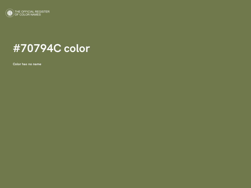 #70794C color image