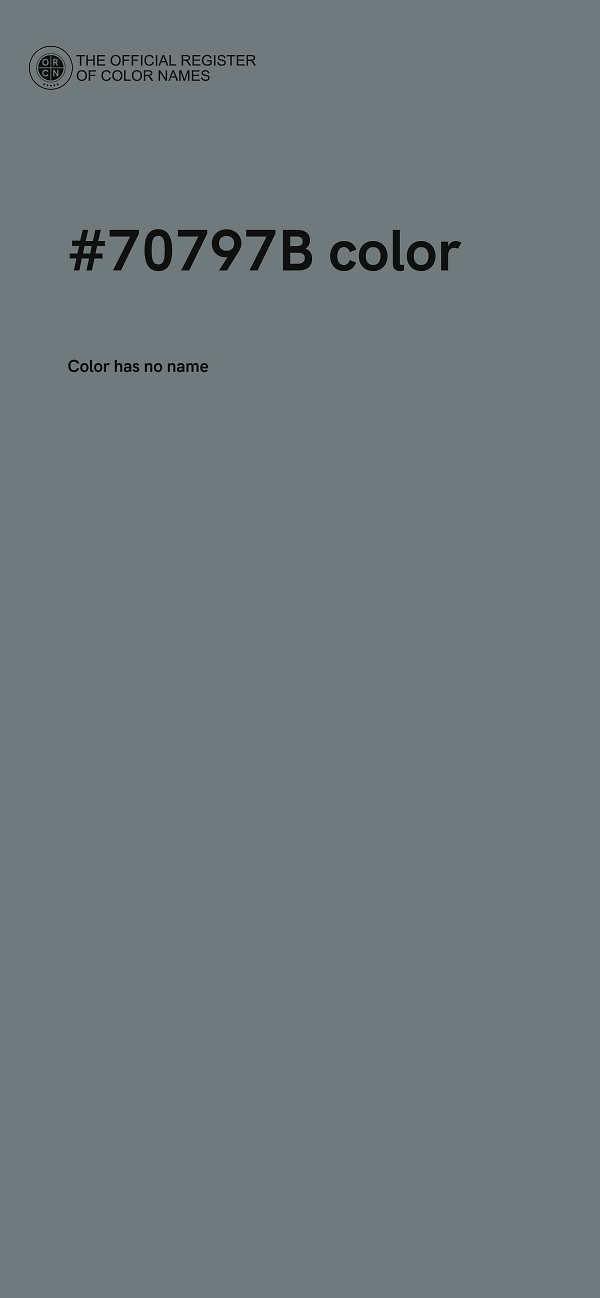 #70797B color image