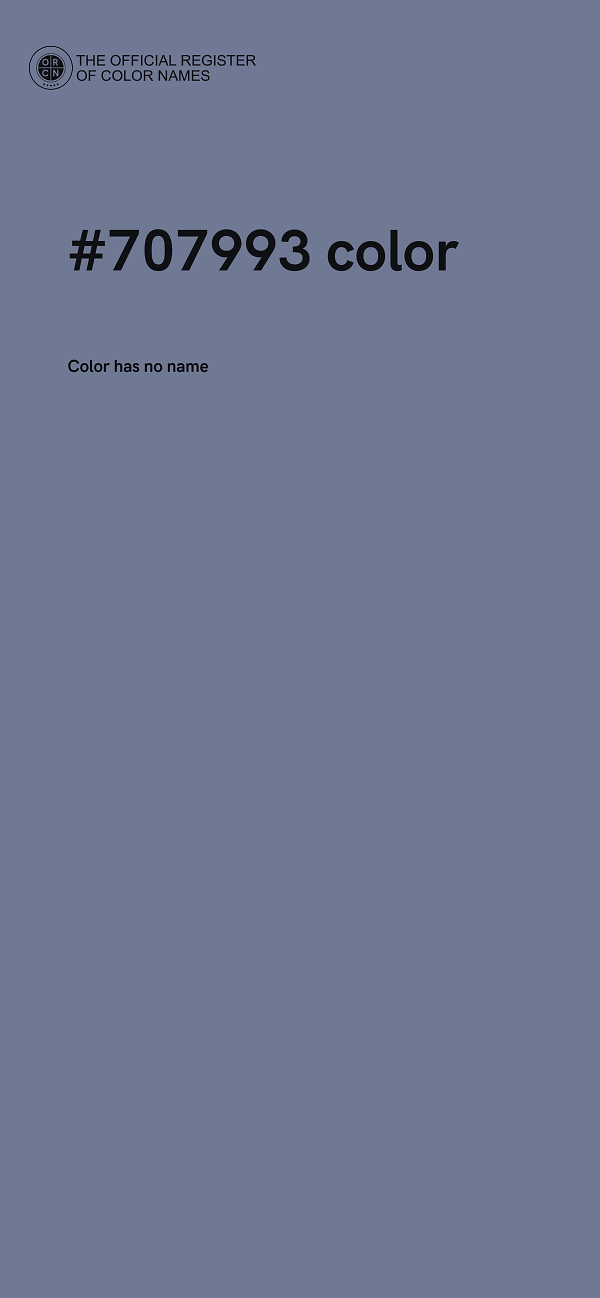 #707993 color image