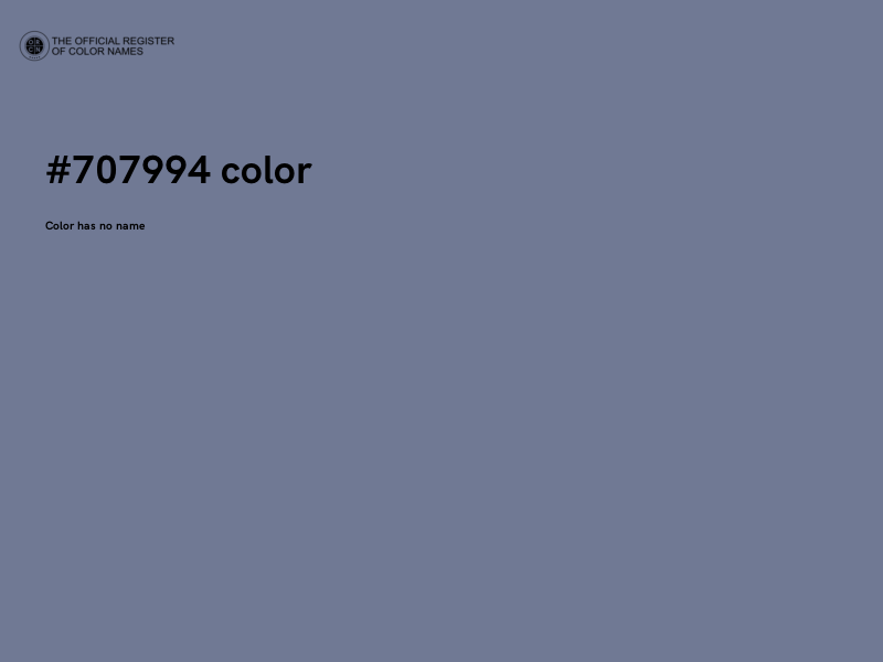 #707994 color image