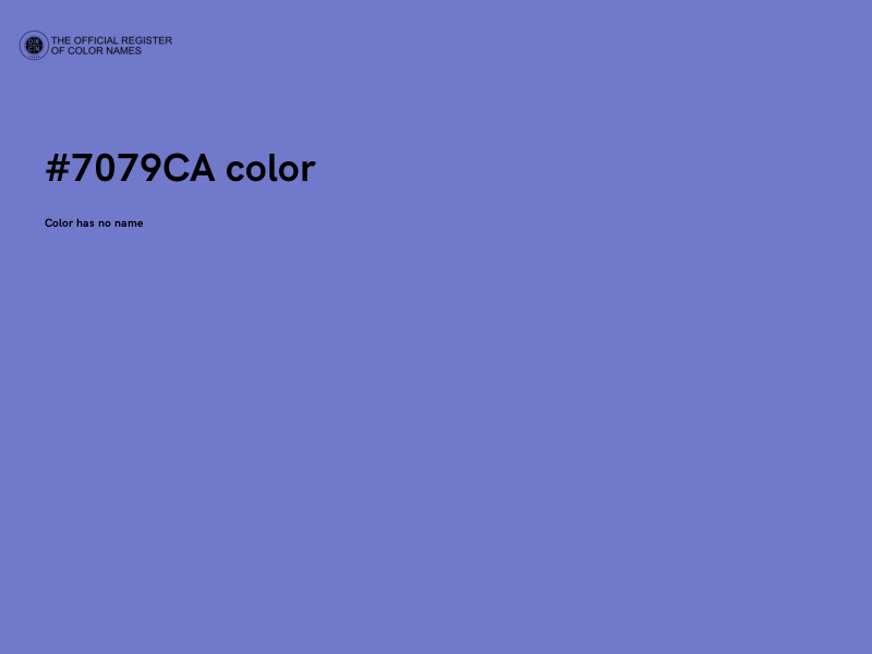 #7079CA color image