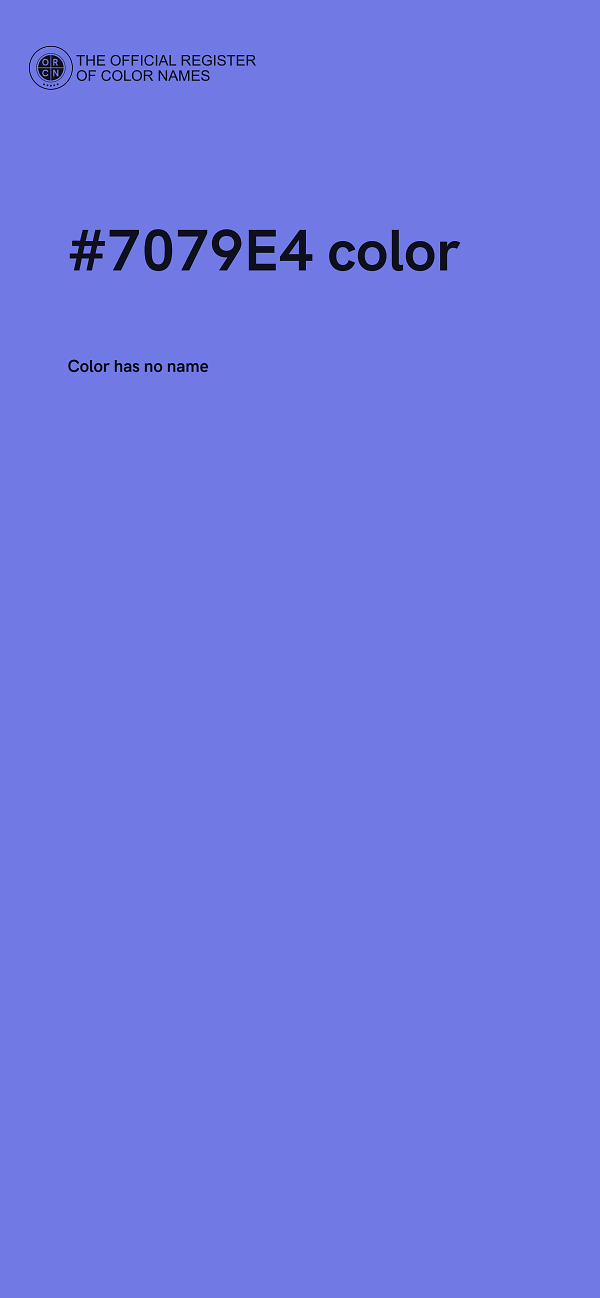 #7079E4 color image