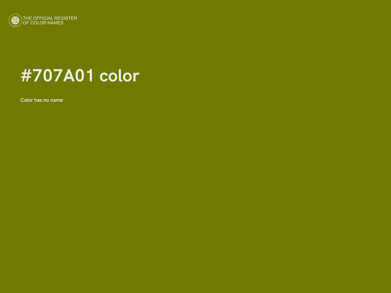 #707A01 color image