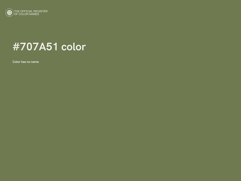 #707A51 color image