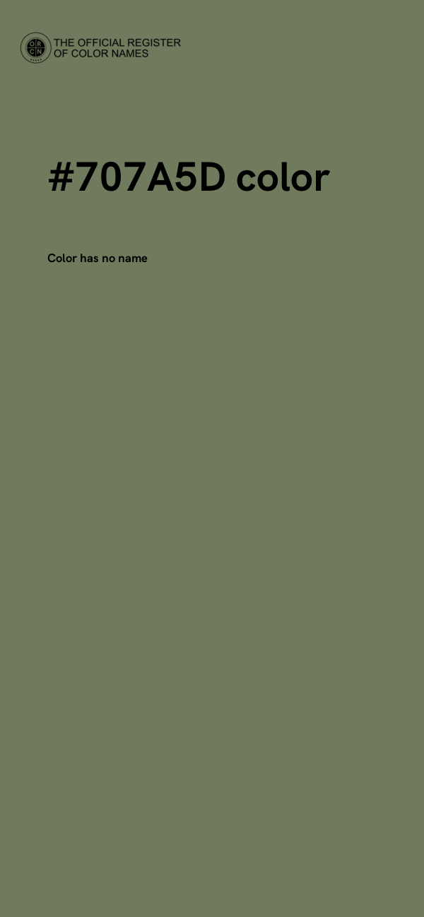 #707A5D color image