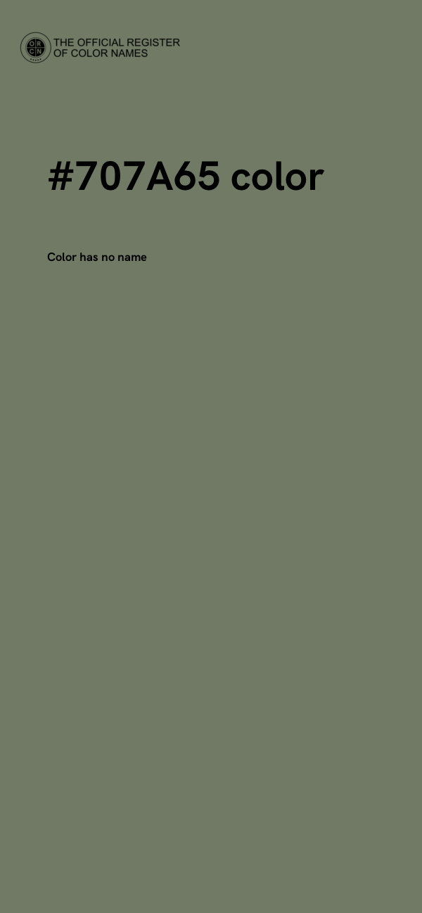 #707A65 color image