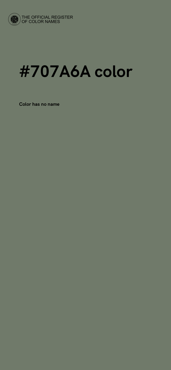 #707A6A color image