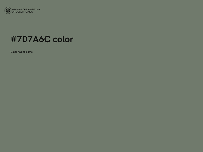 #707A6C color image